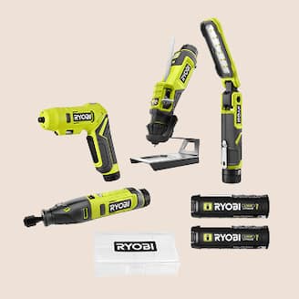 Select Ryobi® USB Lithium Batteries & Tools
