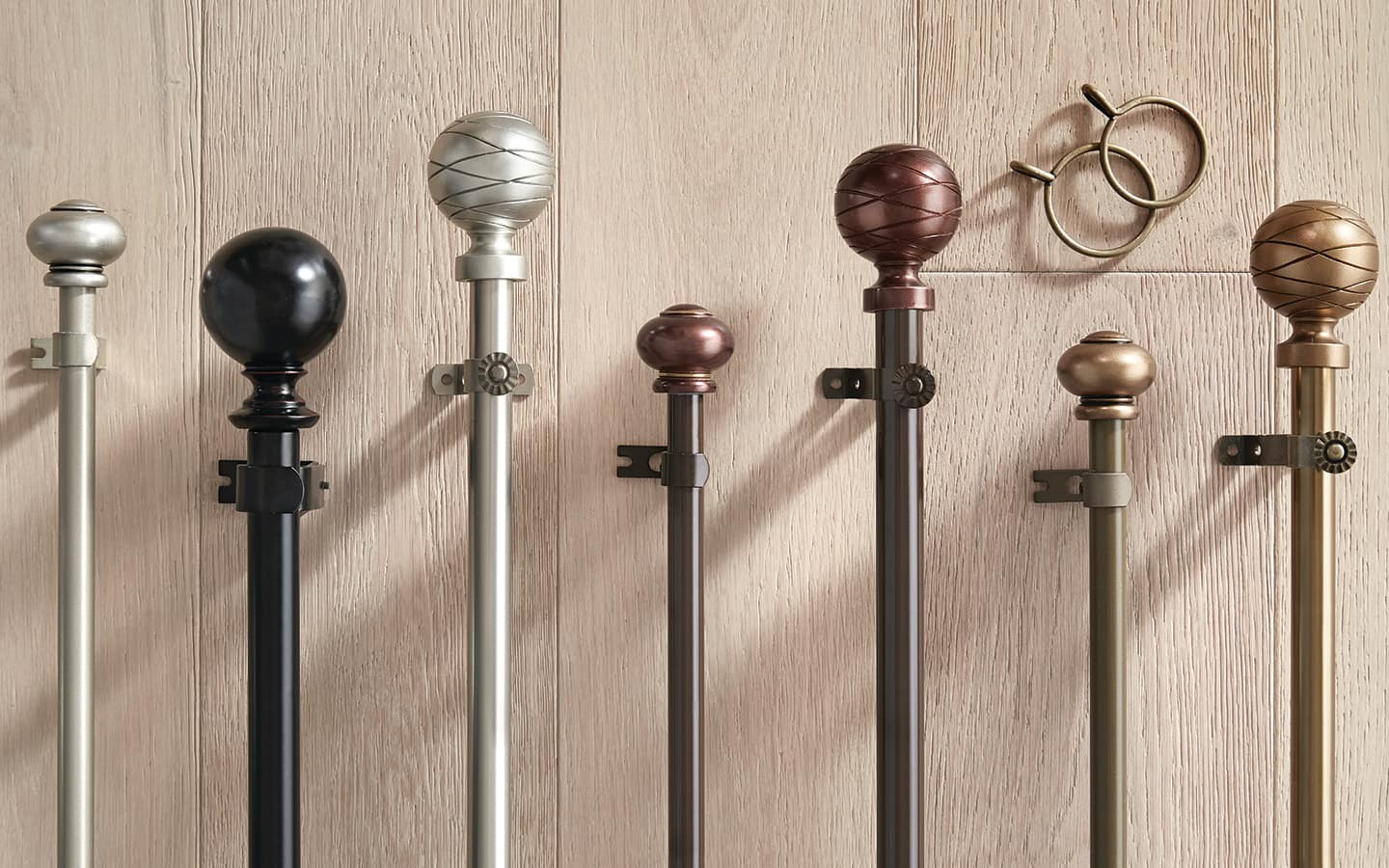 Quinchat Rods Types of Curtain Rods - The Home Depot
