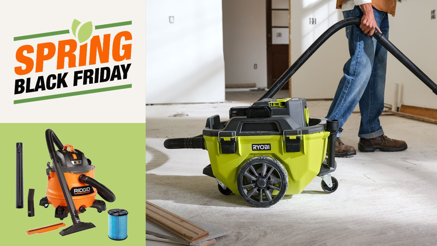 UP TO 15% OFF Select Shop Vacuums