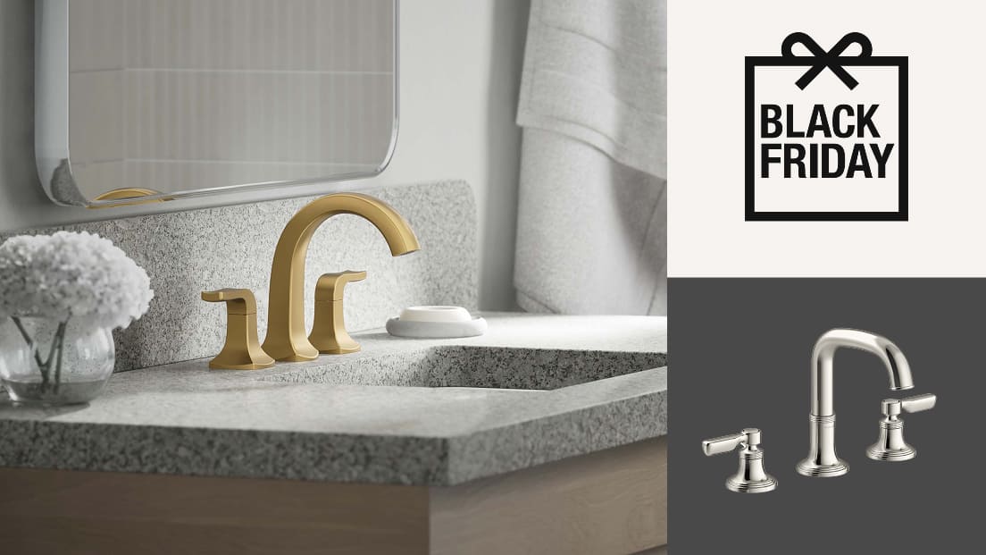 "Black Friday Deals UP TO 40% OFF Select Online Bath Faucets + Free Delivery Shop Now"