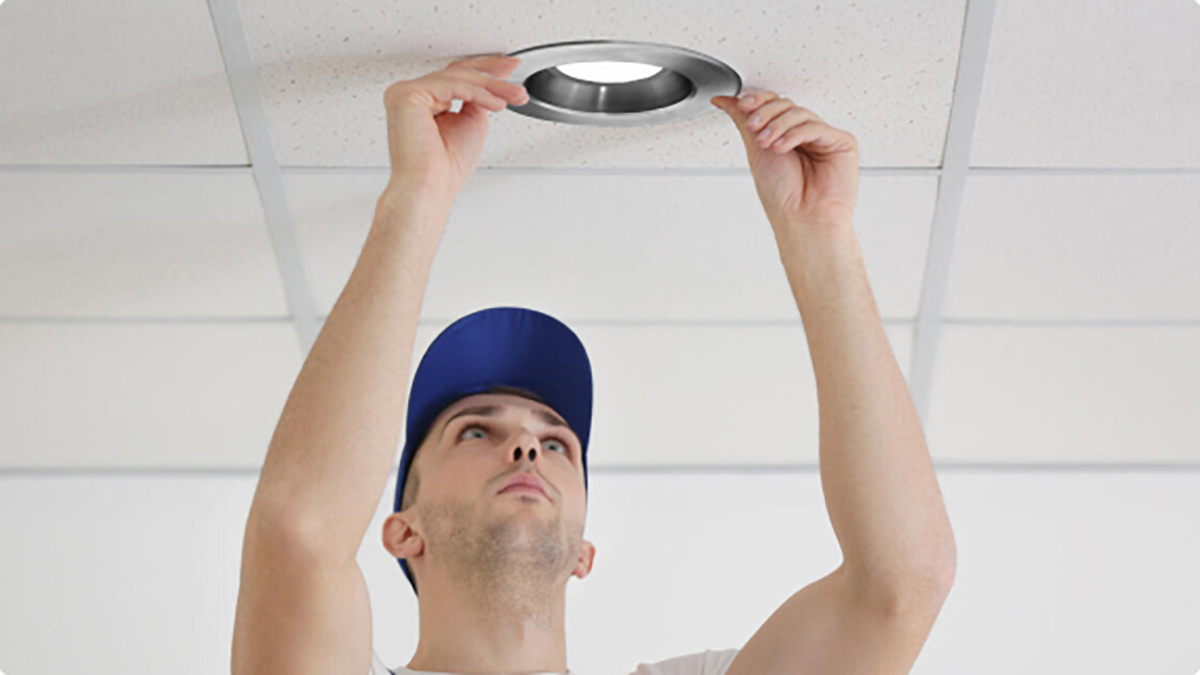 How to Install Recessed Lights in a Drop Ceiling