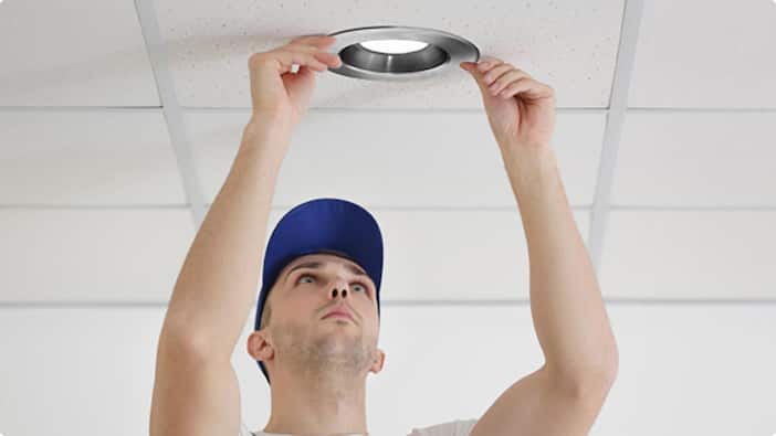 Image for How to Install Recessed Lights in a Drop Ceiling