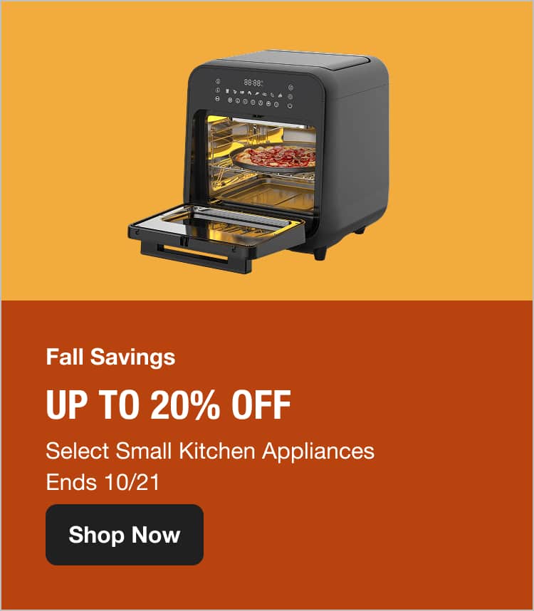Fall Savings Up To 15 % OFF Select Small Kitchen Appliances Ends 10/21 Shop Now