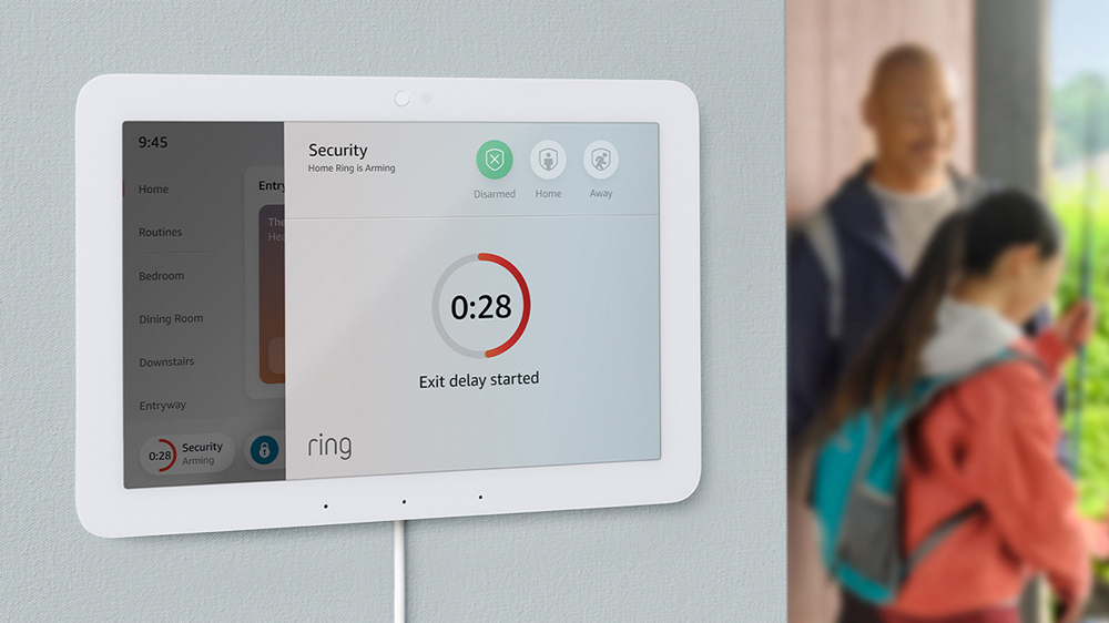 “Alexa, arm my home” “Alexa, arm my home”