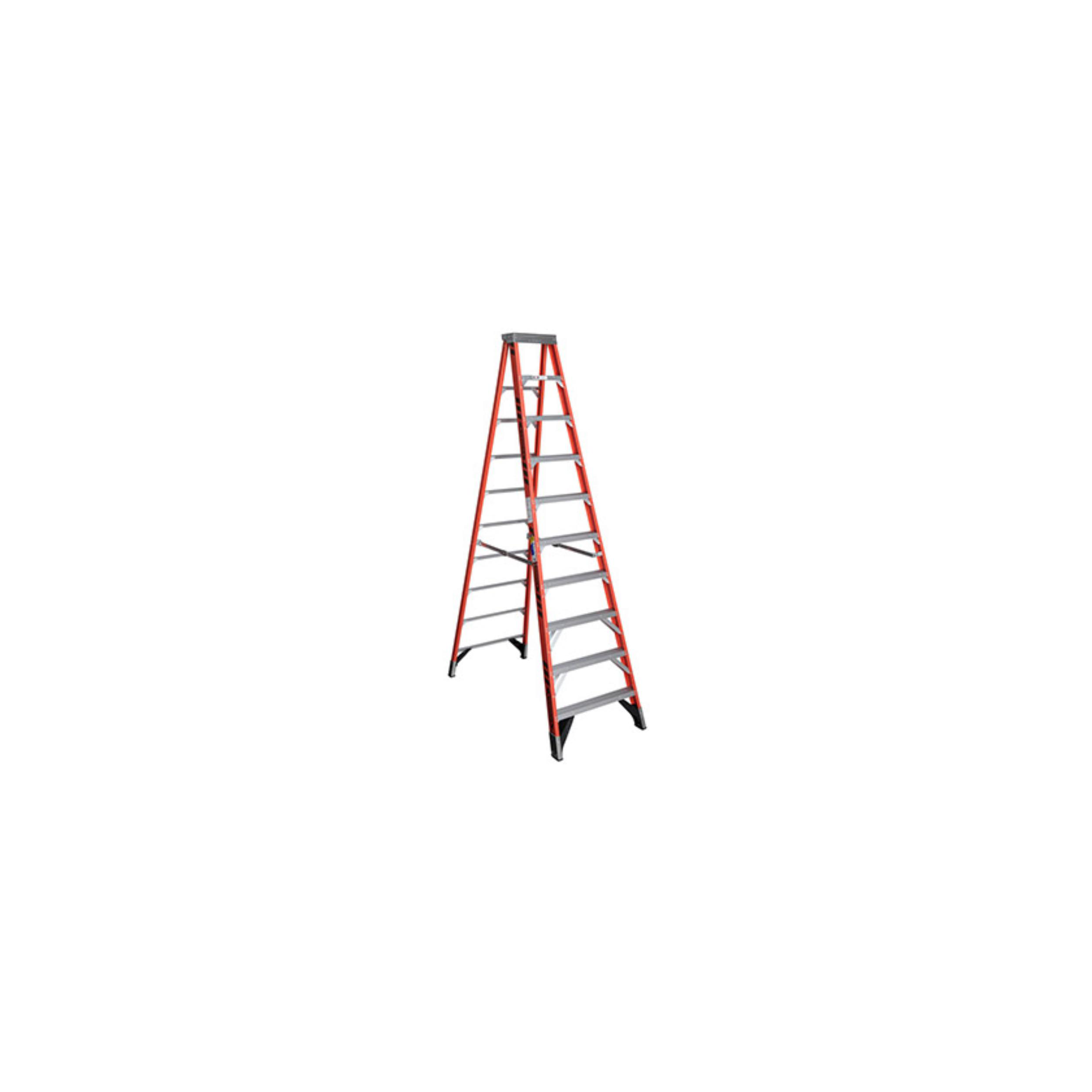 375 LB Fiberglass Stepladder 10' 375 LB Fiberglass Stepladder 10'