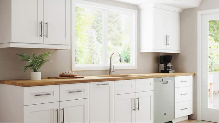 Express Cabinets in Vesper White