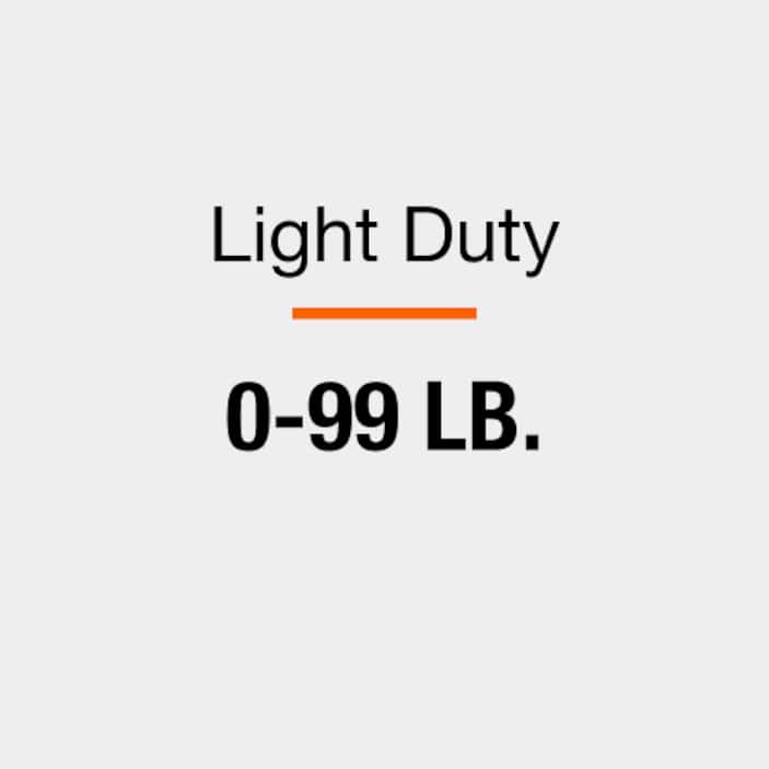 Light Duty 0-99 lb.