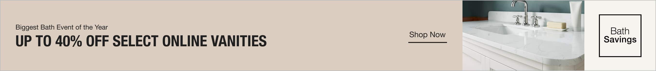 Select Online Vanity Top Savings