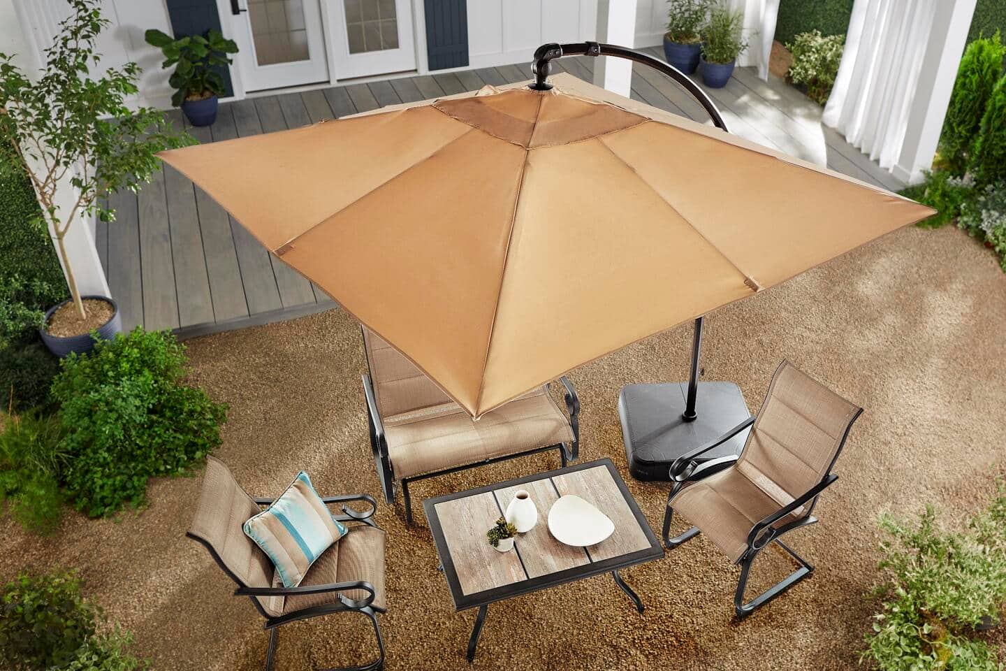 Amazon.com: Center Pillar Outdoor, Garden Umbrella with