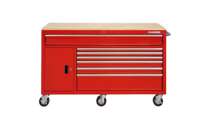 Standard Duty Rolling Wood-Top Workbenches