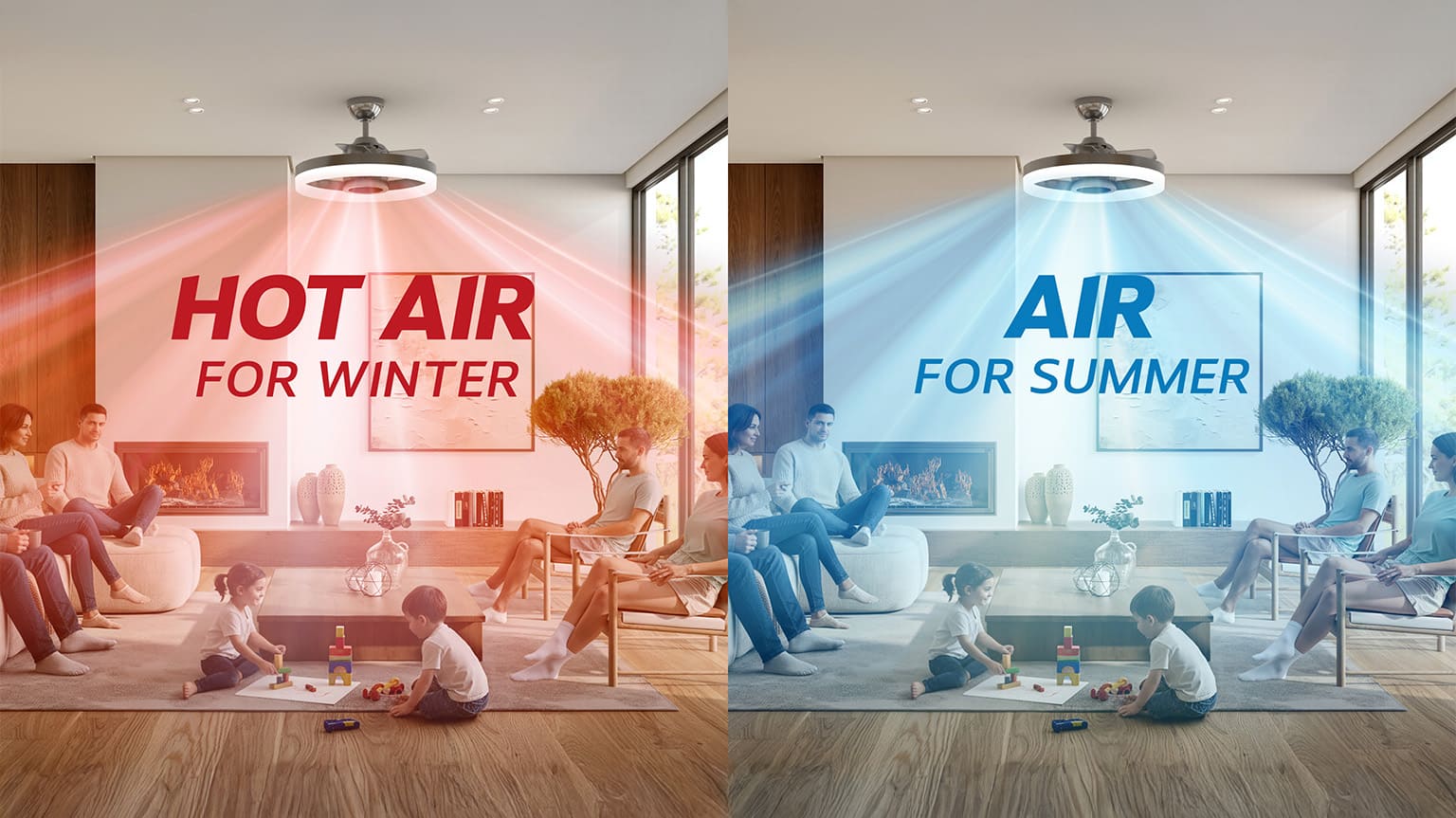 Image for SkyFan & Turbo Heater. Good For Winter & Summer 