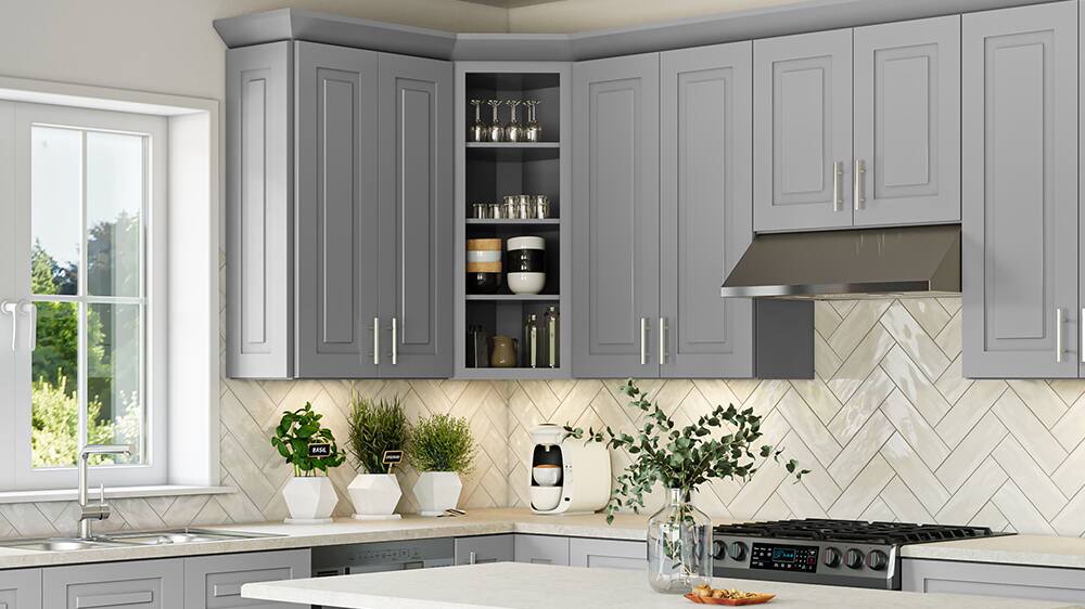 Home Decorators Collection Grayson Cabinets in Pearl Gray