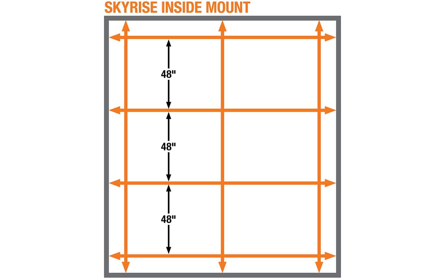 A template for measuring a window. A template for measuring a window.