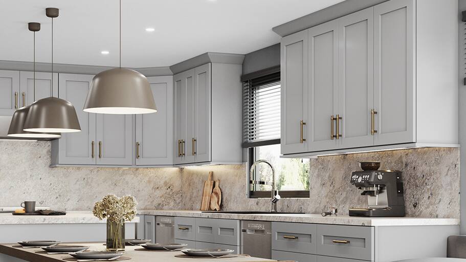 Home Decorators Collection Newport Cabinets in Pearl Gray