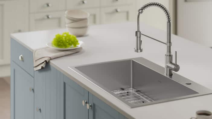 Sink with Faucet Sets