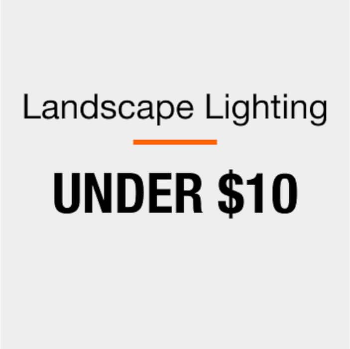 Landscape Lighting under $10