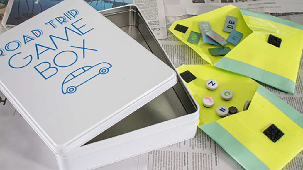 Create a Road Trip Game Box