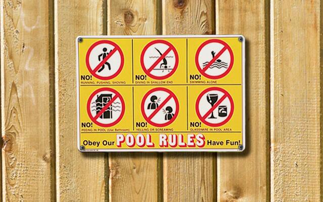 Pool Signs