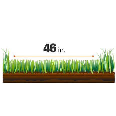 46 in. Cutting Width  