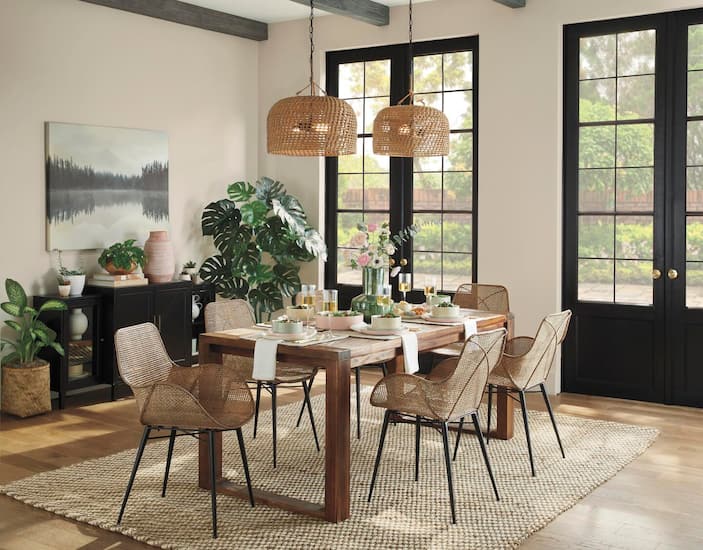 Naturally Chic Dining Room