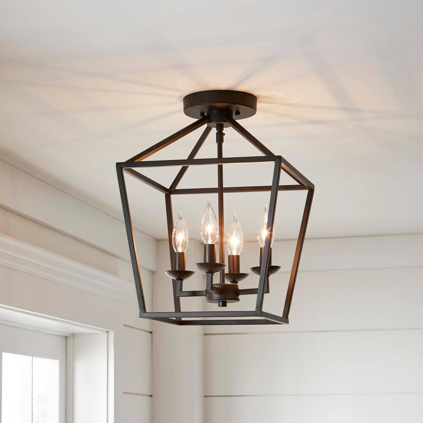 Home depot flush mount deals lights