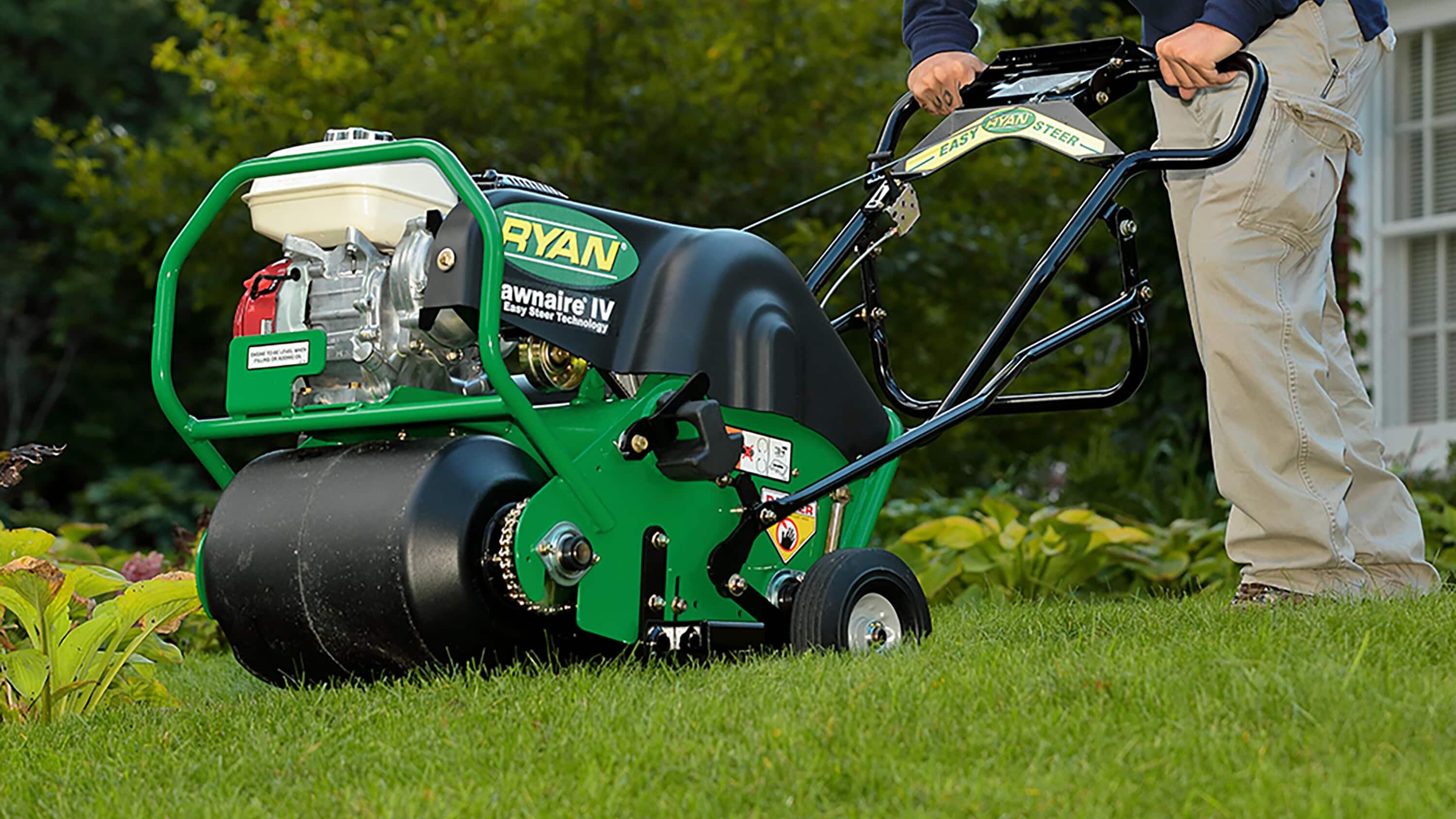 AERATE YOUR WAY TO A LUSH LAWN