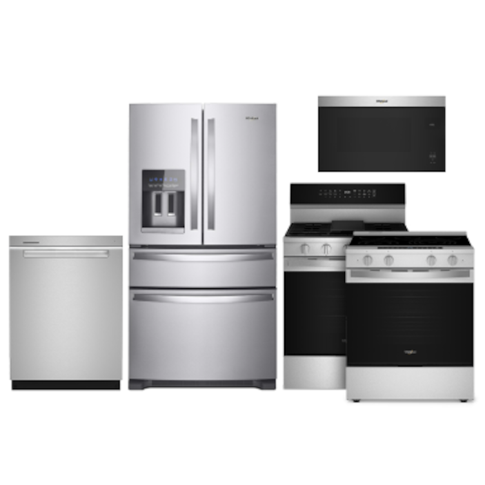 French Door Refrigerator, Slide-in Cooking, 3rd Rack Dishwasher Suite