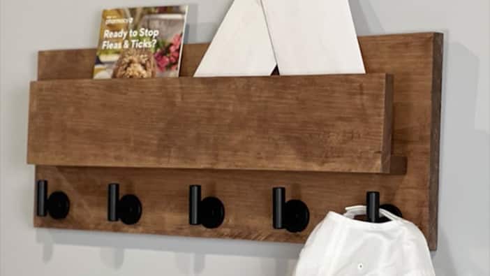 Storage Coat Rack