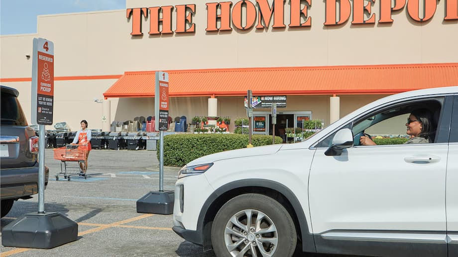Curbside Pickup With The Home Depot App