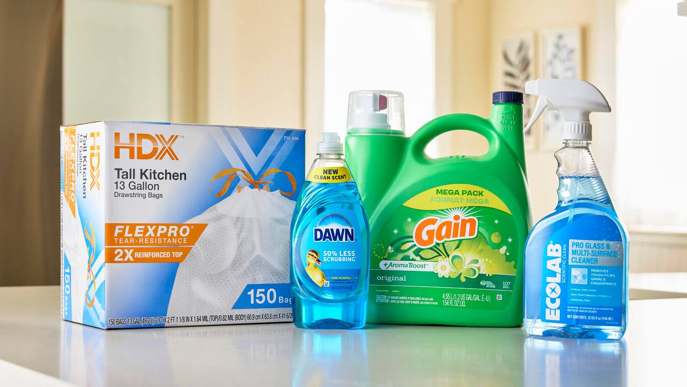 FAST & FREE DELIVERY On Cleaning Essentials