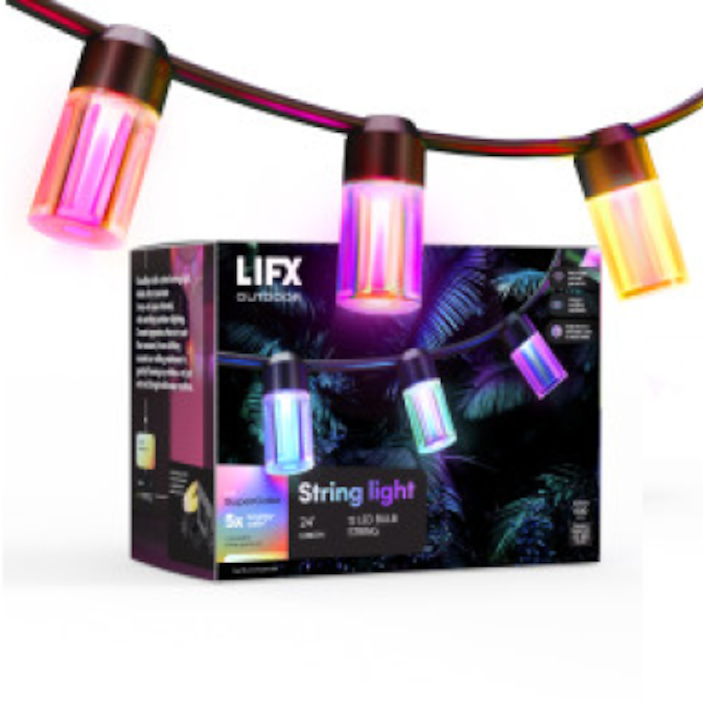 24" Outdoor Multi-Color String Light