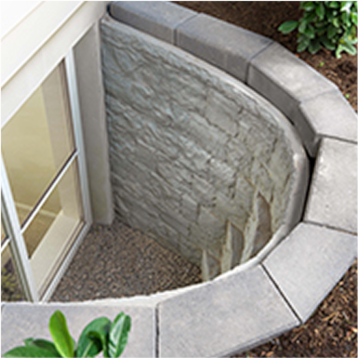 Composite Egress Window Wells