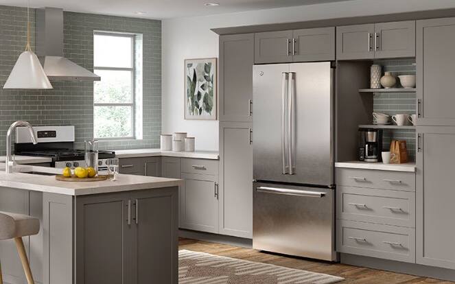Hampton Bay Cambridge Gray Cabinets