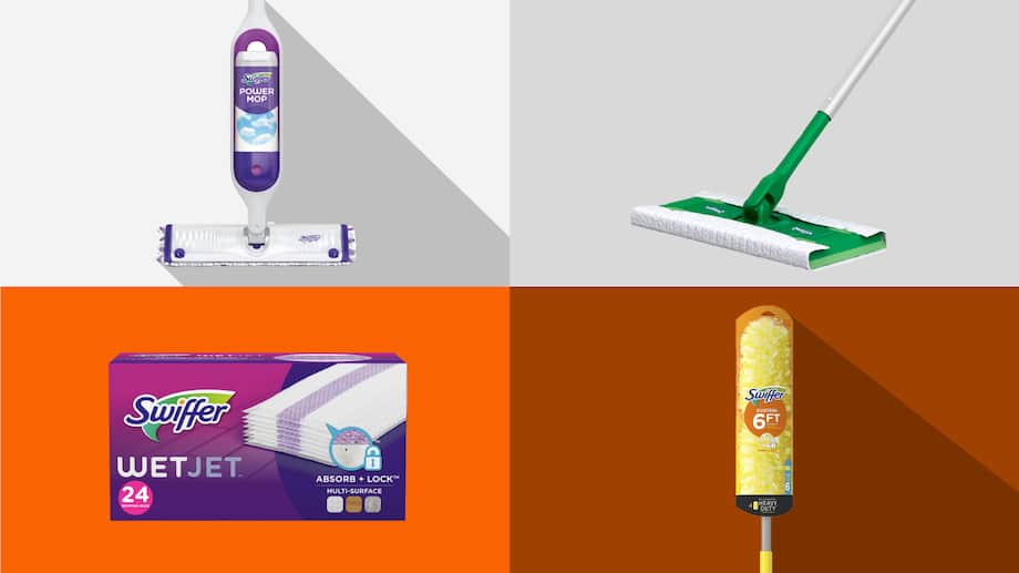 Swiffer Power Mop, Swiffer Duster, Swiffer Dry Plus Wet, & Swiffer Wetjet 