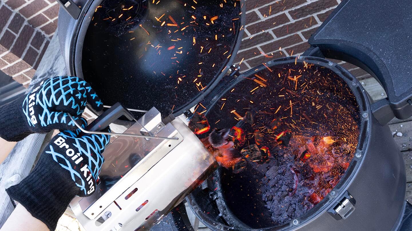 how to use a charcoal starter chimney