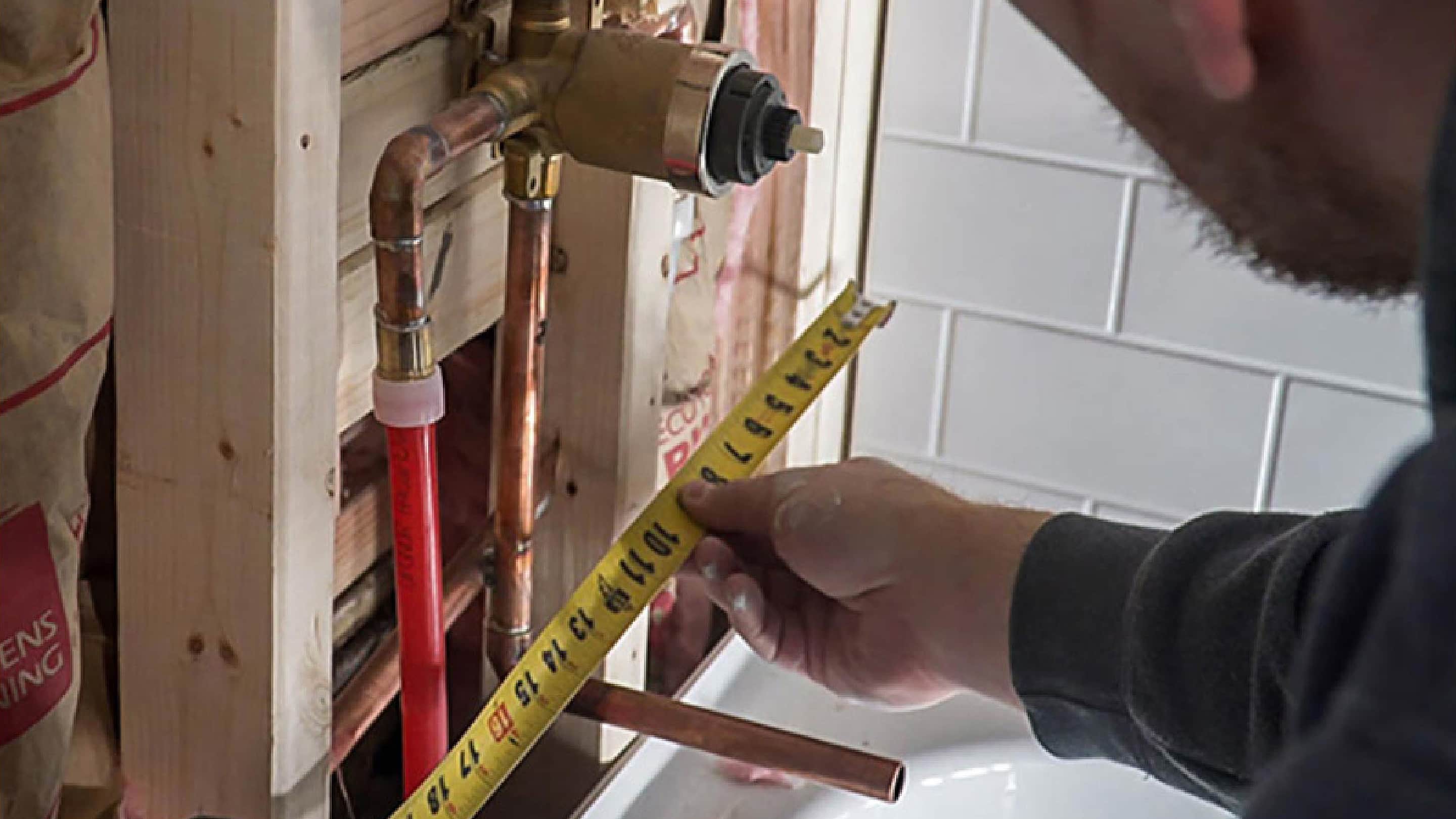 Bathroom Plumbing Rough-In Dimensions