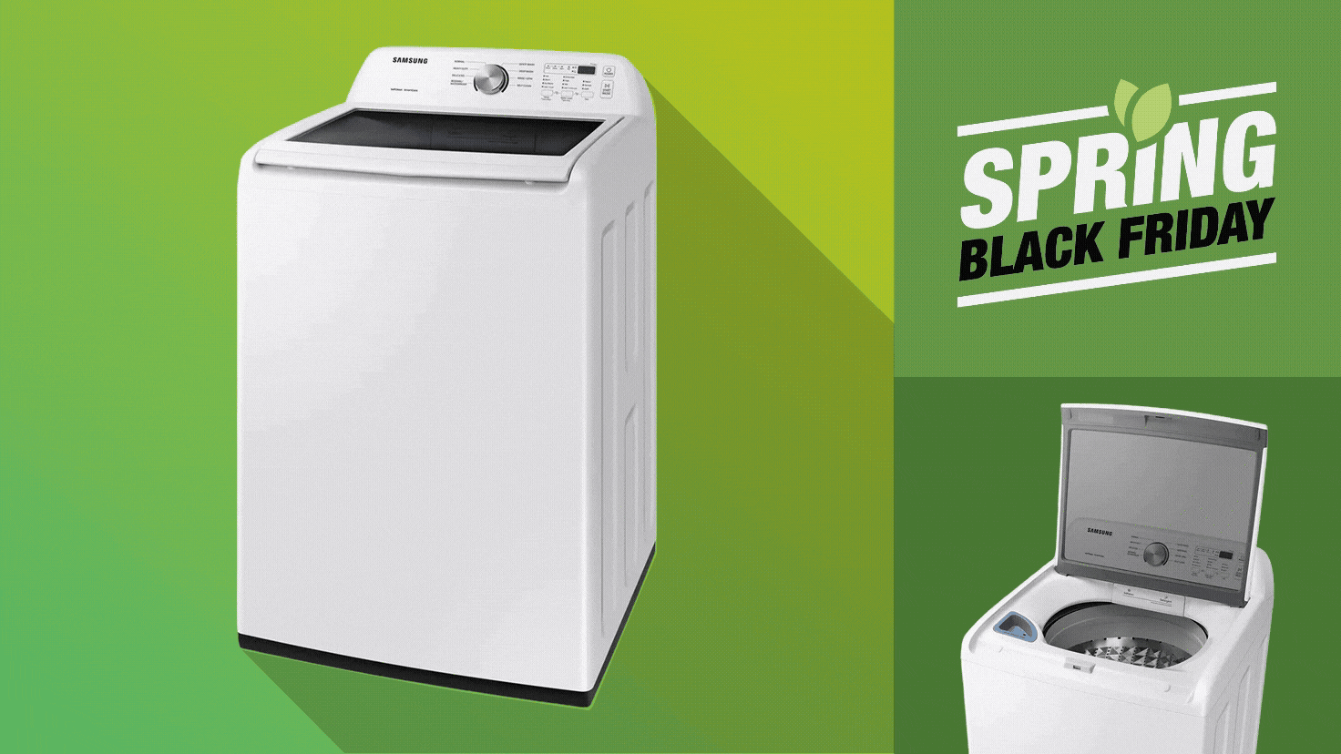 UP TO 40% OFF SELECT WASHERS