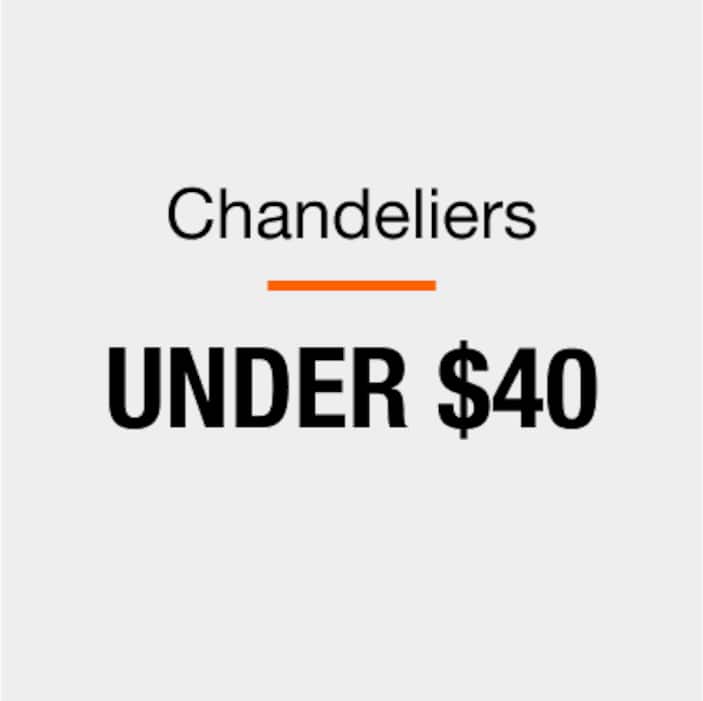Chandeliers Under $40