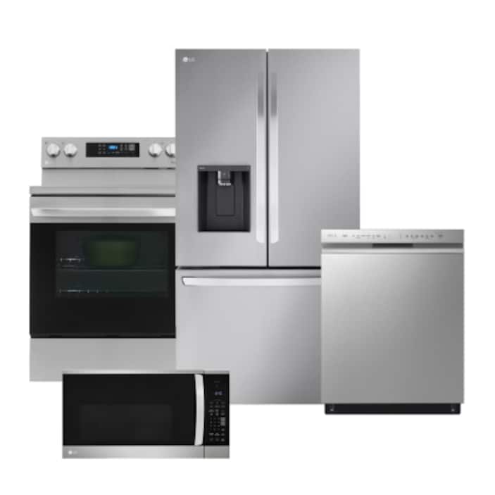 Exclusive Stainless Steel Package with Counter Depth MAX French Door Refrigerator and QuadWash™ Dishwasher