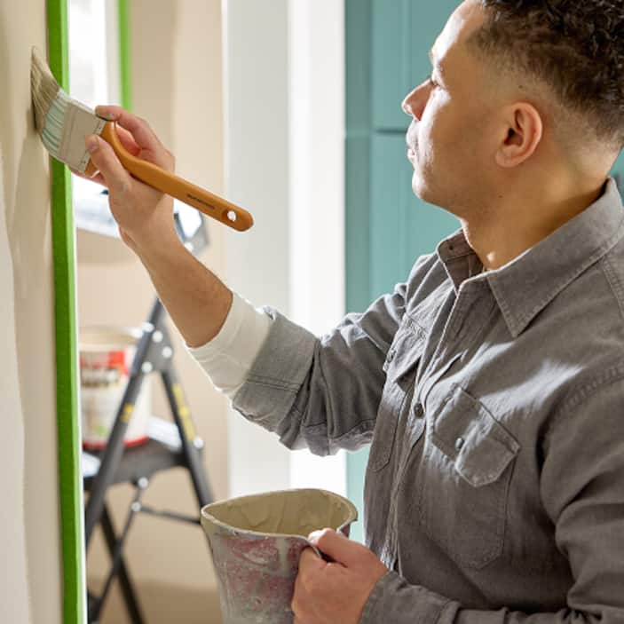 How to Paint a Door Frame