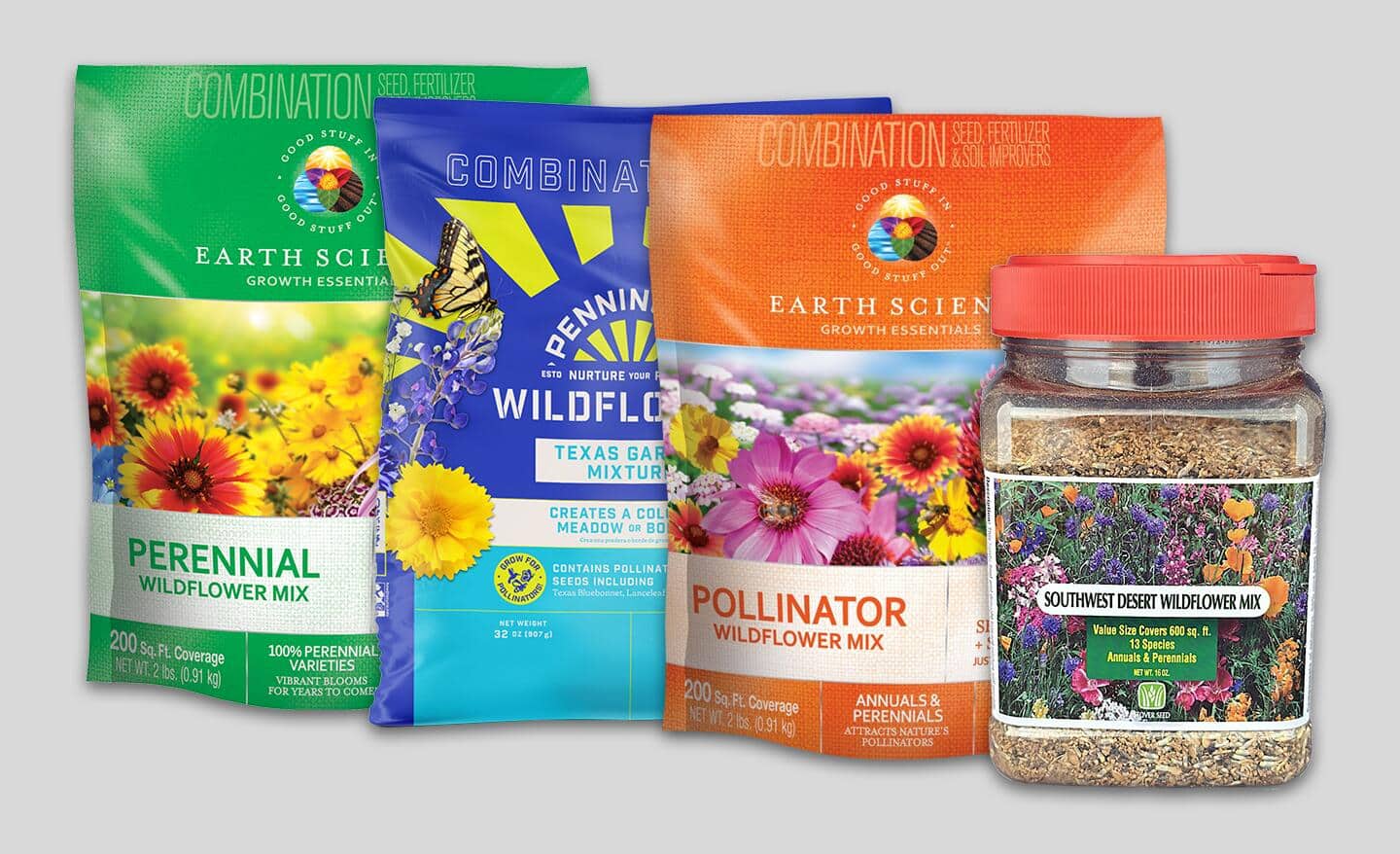 Wildflower seed mix packages 