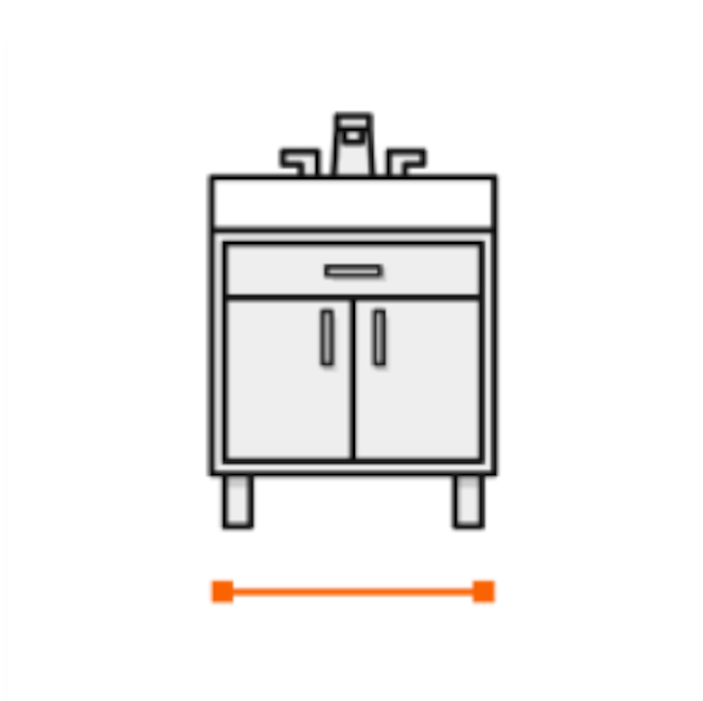 Vanities Less than 25 In.