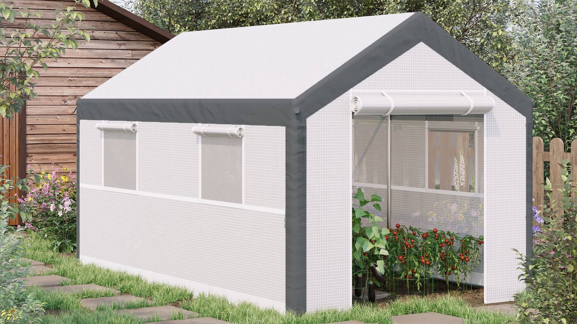 Plastic Sheeting Greenhouses