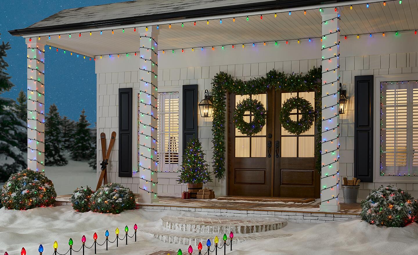 How to Decorate with Christmas Lights