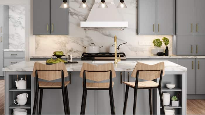 Franklin Cabinets in Veiled Gray