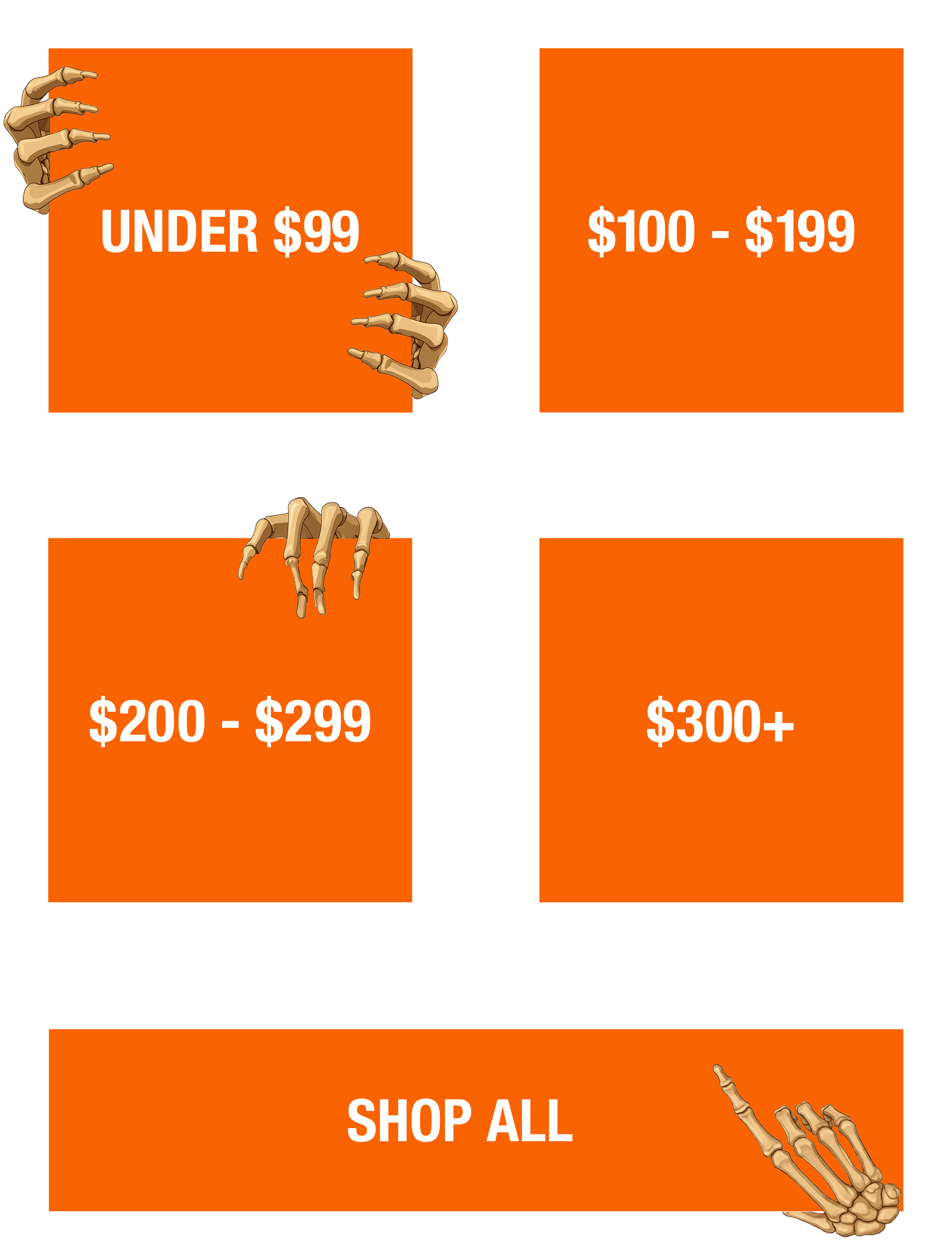 HALLOWEEN DECORATIONS BY PRICE