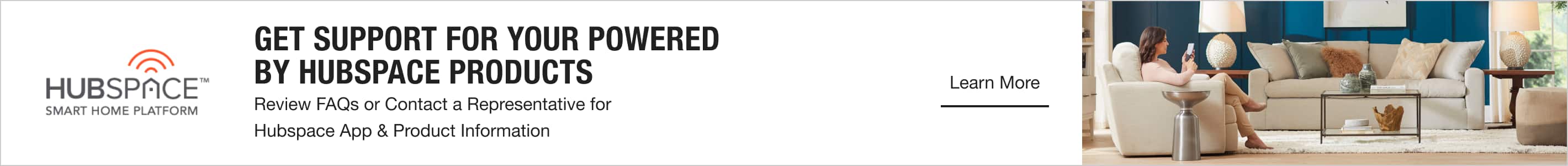 Get support for your hubspace products