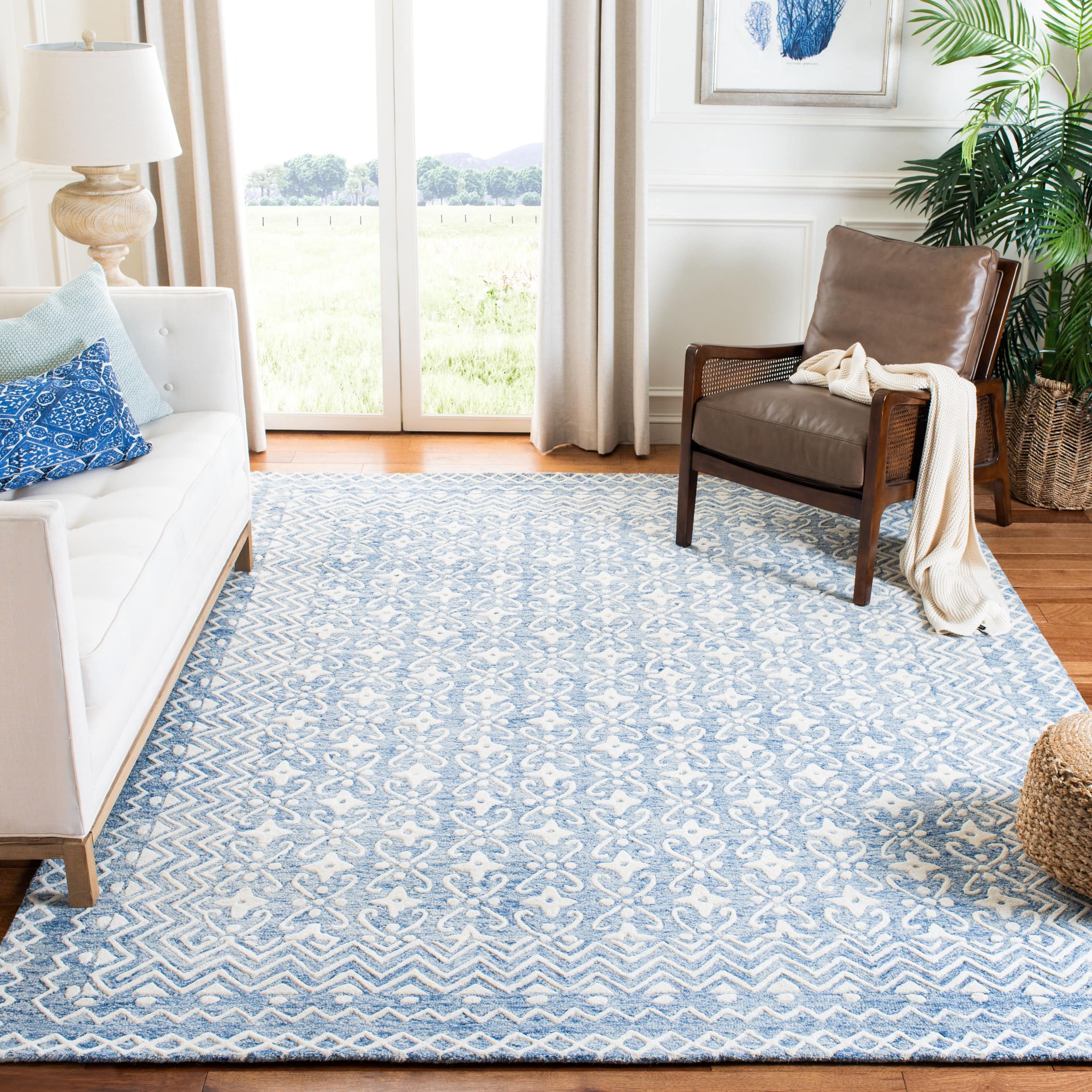 Safavieh Läufer Teppich - Polyester, Rost-Farbton, 2'7,6 Cm X 8' Größe
