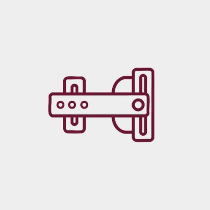 6 Way Adjustable Hinges