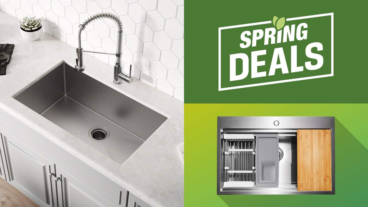 UP TO 35% OFF Select Online Kitchen Sinks